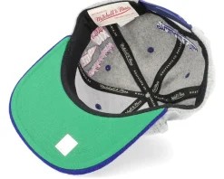Philadelphia 76ers Melton Patch Grey/Royal Snapback - Mitchell & Ness
