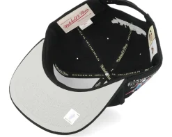 Philadelphia 76ers Neon Tropical Hwc Black Snapback - Mitchell & Ness