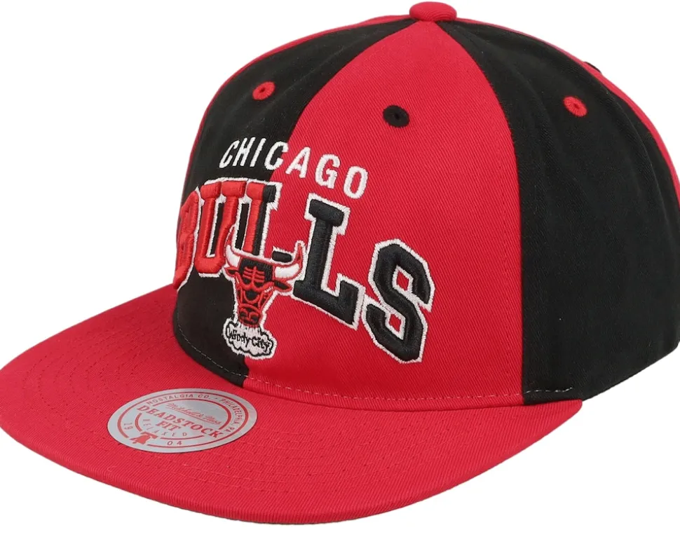 Philadelphia 76ers Pinwheel Of Fortune Red/Royal Snapback - Mitchell & Ness