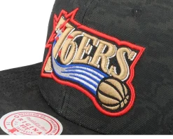 Philadelphia 76ers Team Digi Camo Black Snapback - Mitchell & Ness