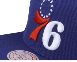 Philadelphia 76ers Team Ground 2.0 Blue Snapback - Mitchell & Ness