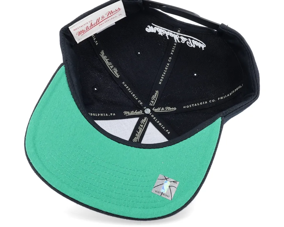 Philadelphia 76ers Team Ground 2.0 Black Snapback - Mitchell & Ness