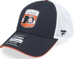 Philadelphia Flyers Authentic Pro Draft Podium Athletic Navy/White Trucker - Fanatics