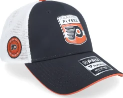 Philadelphia Flyers Authentic Pro Draft Podium Athletic Navy/White Trucker - Fanatics