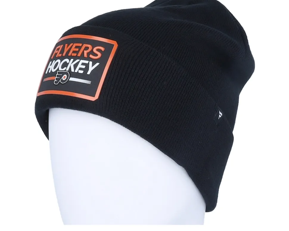 Philadelphia Flyers Authentic Pro Prime Beanie Athletic Black Cuff - Fanatics
