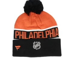 Philadelphia Flyers Authentic Pro Game&Train Black/Dk Orange Pom - Fanatics