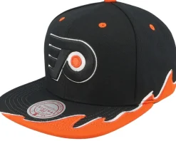 Philadelphia Flyers Rising Tide Cap Vintage Black Snapback - Mitchell & Ness