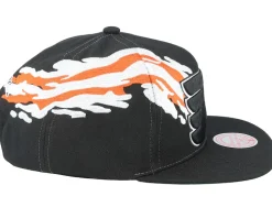 Philadelphia Flyers Vintage Paintbrush Black Snapback - Mitchell & Ness