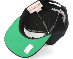 Philadelphia Flyers Vintage Paintbrush Black Snapback - Mitchell & Ness