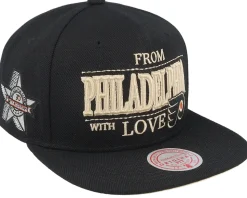 Philadelphia Flyers With Love Black Snapback - Mitchell & Ness