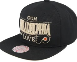 Philadelphia Flyers With Love Black Snapback - Mitchell & Ness