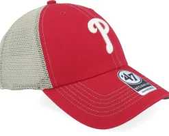 Philadelphia Phillies MLB 47 Clean Up Red Trucker - 47 Brand