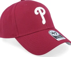 Philadelphia Phillies Mvp Cardinal Red/White Adjustable - 47 Brand