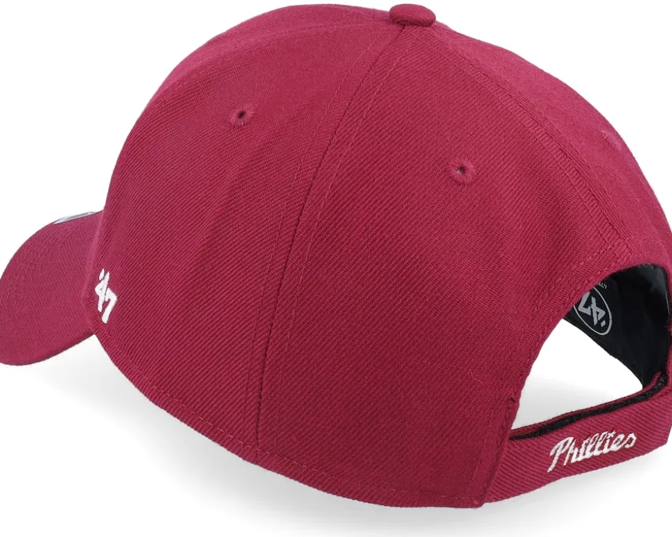 Philadelphia Phillies Mvp Cardinal Red/White Adjustable - 47 Brand