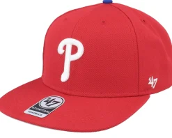 Philadelphia Phillies Replica Sure Shot Captain Red Snapback - 47 Brand