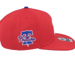 Philadelphia Phillies Replica Sure Shot Captain Red Snapback - 47 Brand