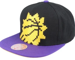 Phoenix Suns 8 Bit Xl Black/Purple Snapback - Mitchell & Ness