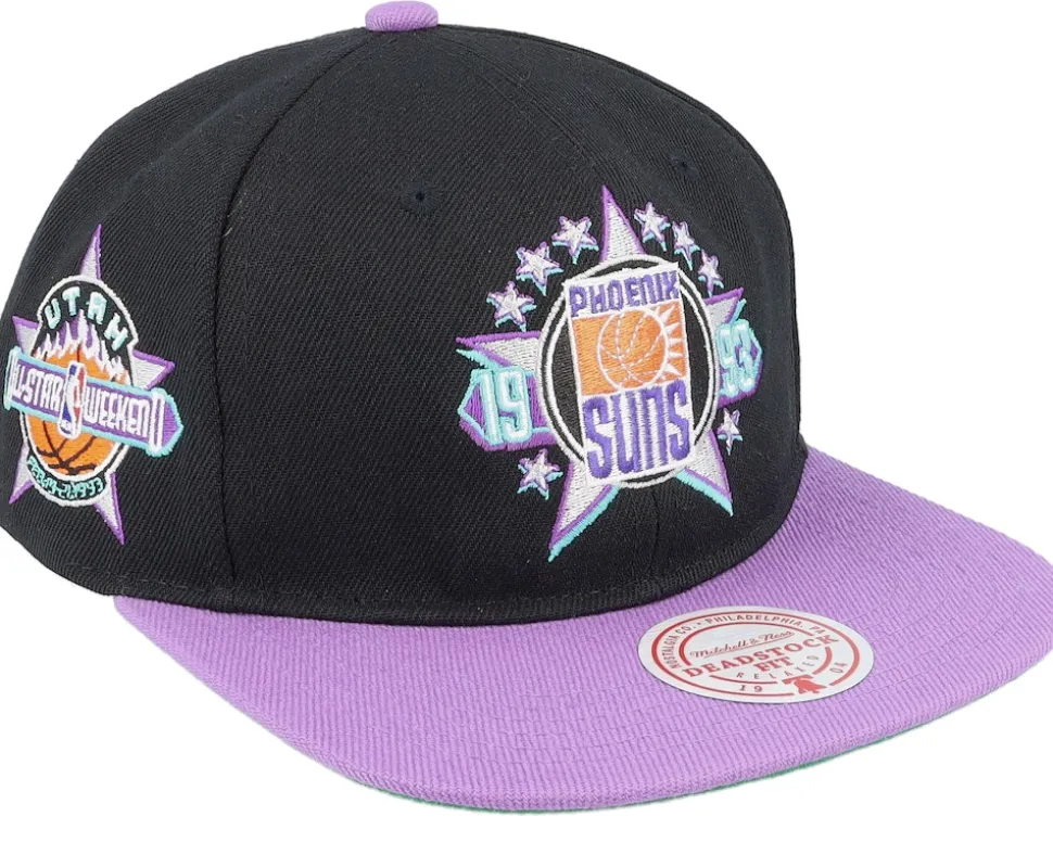 Phoenix Suns Asg 2 Tone Deadstock Black/Purple Snapback - Mitchell & Ness