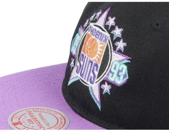 Phoenix Suns Asg 2 Tone Deadstock Black/Purple Snapback - Mitchell & Ness