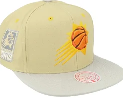 Phoenix Suns Classic Canvas Tan Snapback - Mitchell & Ness