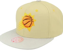 Phoenix Suns Classic Canvas Tan Snapback - Mitchell & Ness