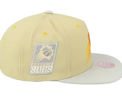 Phoenix Suns Classic Canvas Tan Snapback - Mitchell & Ness