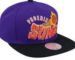 Phoenix Suns Crooked Path Purple/Black Snapback - Mitchell & Ness