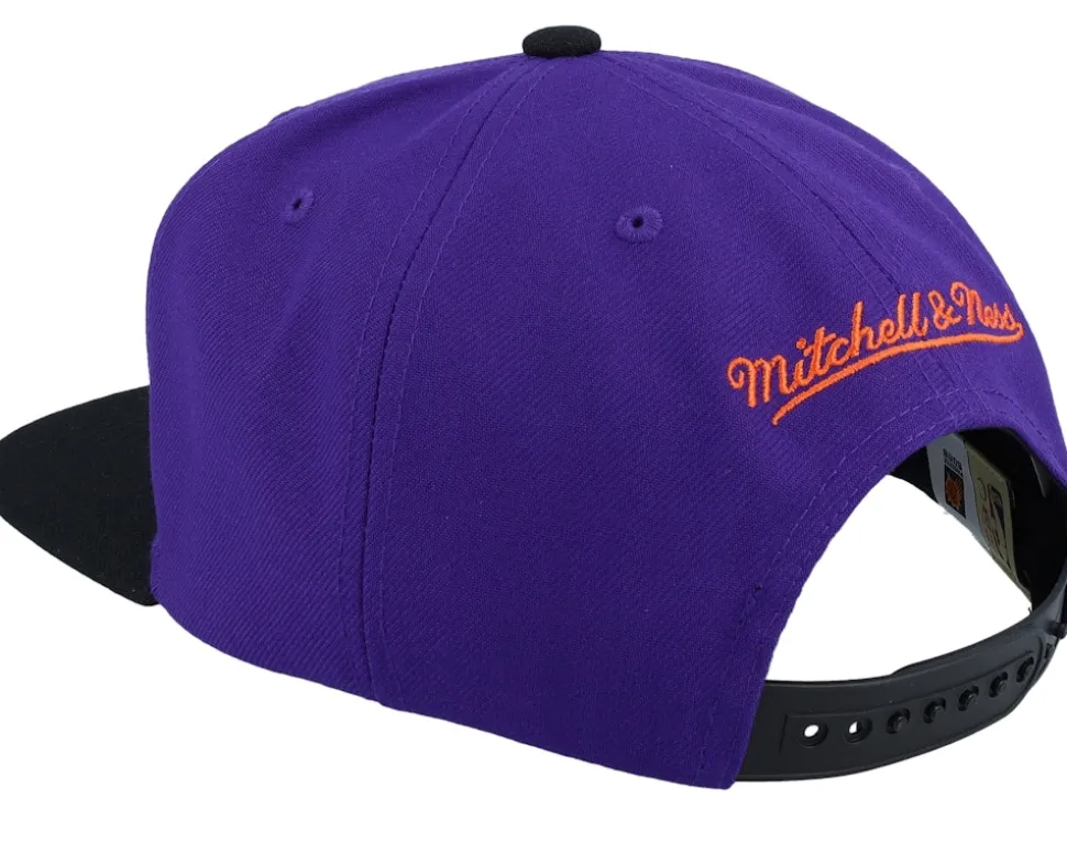 Phoenix Suns Crooked Path Purple/Black Snapback - Mitchell & Ness