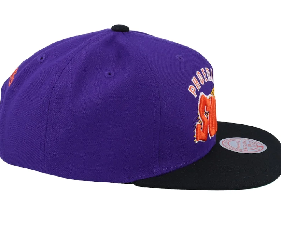 Phoenix Suns Crooked Path Purple/Black Snapback - Mitchell & Ness