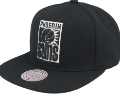 Phoenix Suns Evergreen Black/White Snapback - Mitchell & Ness