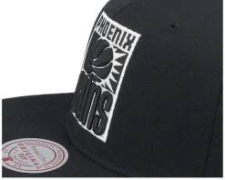 Phoenix Suns Evergreen Black/White Snapback - Mitchell & Ness