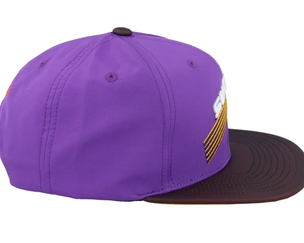 Phoenix Suns Heat Up Visor Purple Snapback - Mitchell & Ness