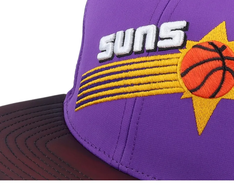 Phoenix Suns Heat Up Visor Purple Snapback - Mitchell & Ness