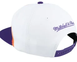 Phoenix Suns Hot Fire White Snapback - Mitchell & Ness
