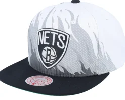 Phoenix Suns Hot Fire White Snapback - Mitchell & Ness