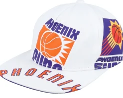 Phoenix Suns In Your Face Deadstock White Snapback - Mitchell & Ness