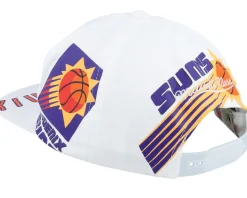 Phoenix Suns In Your Face Deadstock White Snapback - Mitchell & Ness