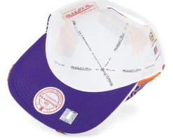 Phoenix Suns In Your Face Deadstock White Snapback - Mitchell & Ness