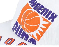 Phoenix Suns In Your Face Deadstock White Snapback - Mitchell & Ness