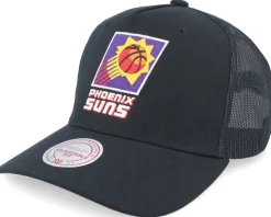 Phoenix Suns Monogram Black A-frame Trucker - Mitchell & Ness