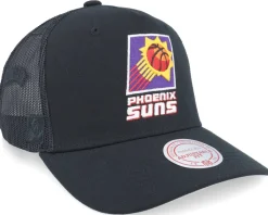 Phoenix Suns Monogram Black A-frame Trucker - Mitchell & Ness