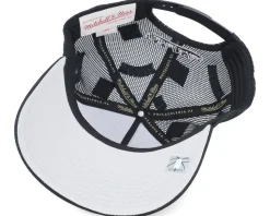 Phoenix Suns Monogram Black A-frame Trucker - Mitchell & Ness