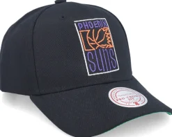 Phoenix Suns Neon Logo Pro Black Adjustable - Mitchell & Ness