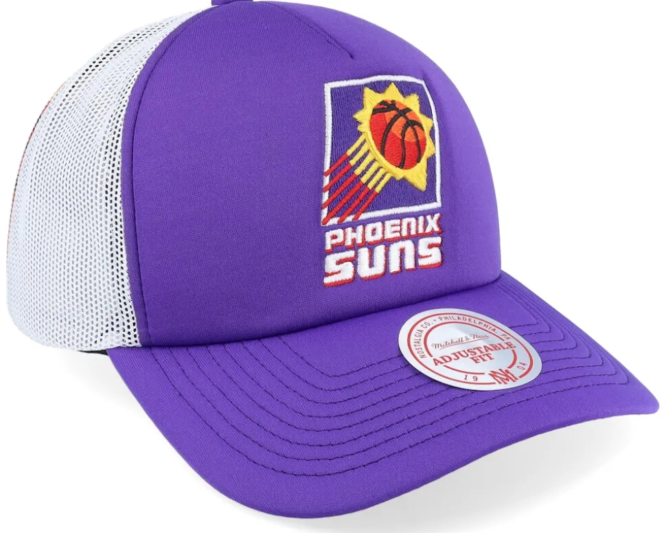 Phoenix Suns Off The Backboard Purple/White Trucker - Mitchell & Ness