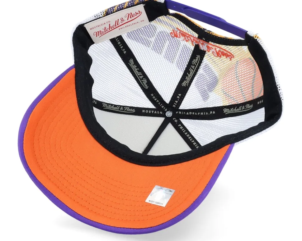 Phoenix Suns Off The Backboard Purple/White Trucker - Mitchell & Ness