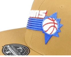 Phoenix Suns Sand And Sky Tan Fitted - Mitchell & Ness