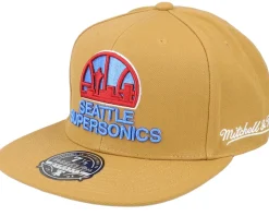 Phoenix Suns Sand And Sky Tan Fitted - Mitchell & Ness