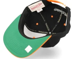 Phoenix Suns Shattered Black/Orange Snapback - Mitchell & Ness