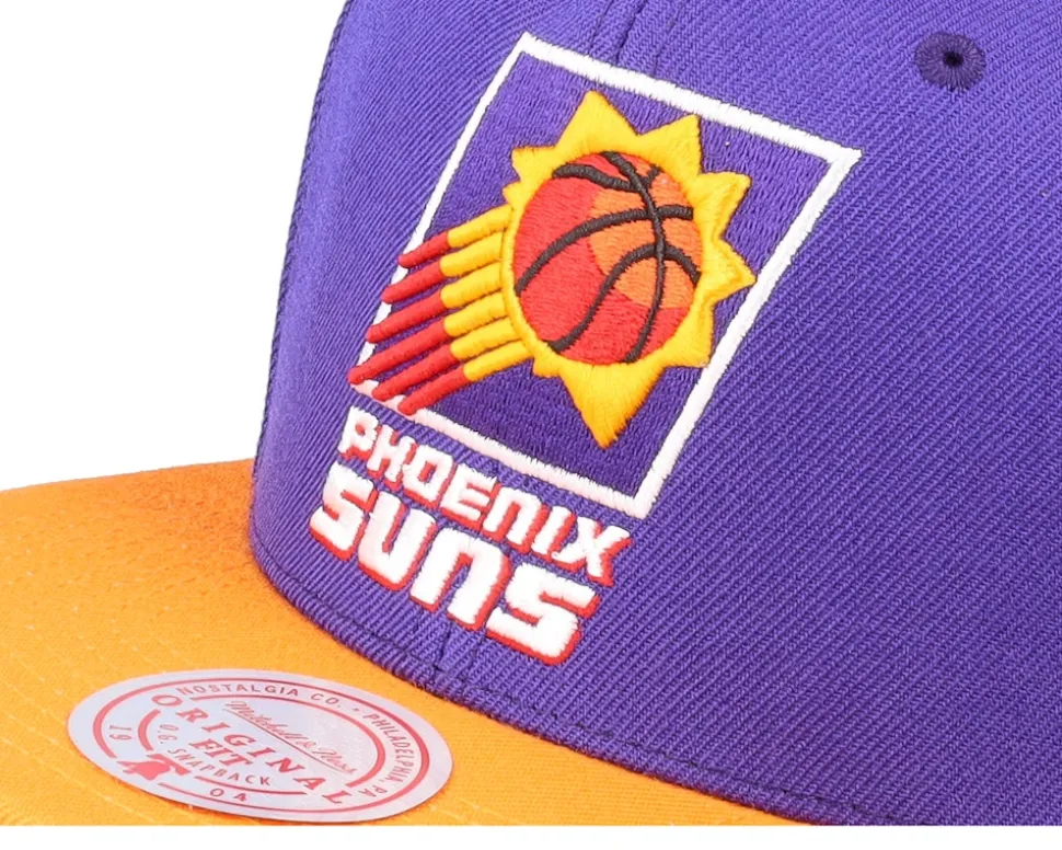 Phoenix Suns Team 2 Tone 2.0 Purple/Orange Snapback - Mitchell & Ness