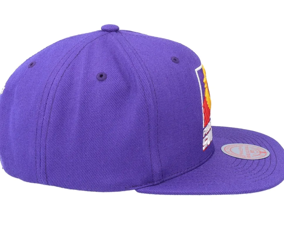Phoenix Suns Team Ground 2.0 Purple Snapback - Mitchell & Ness